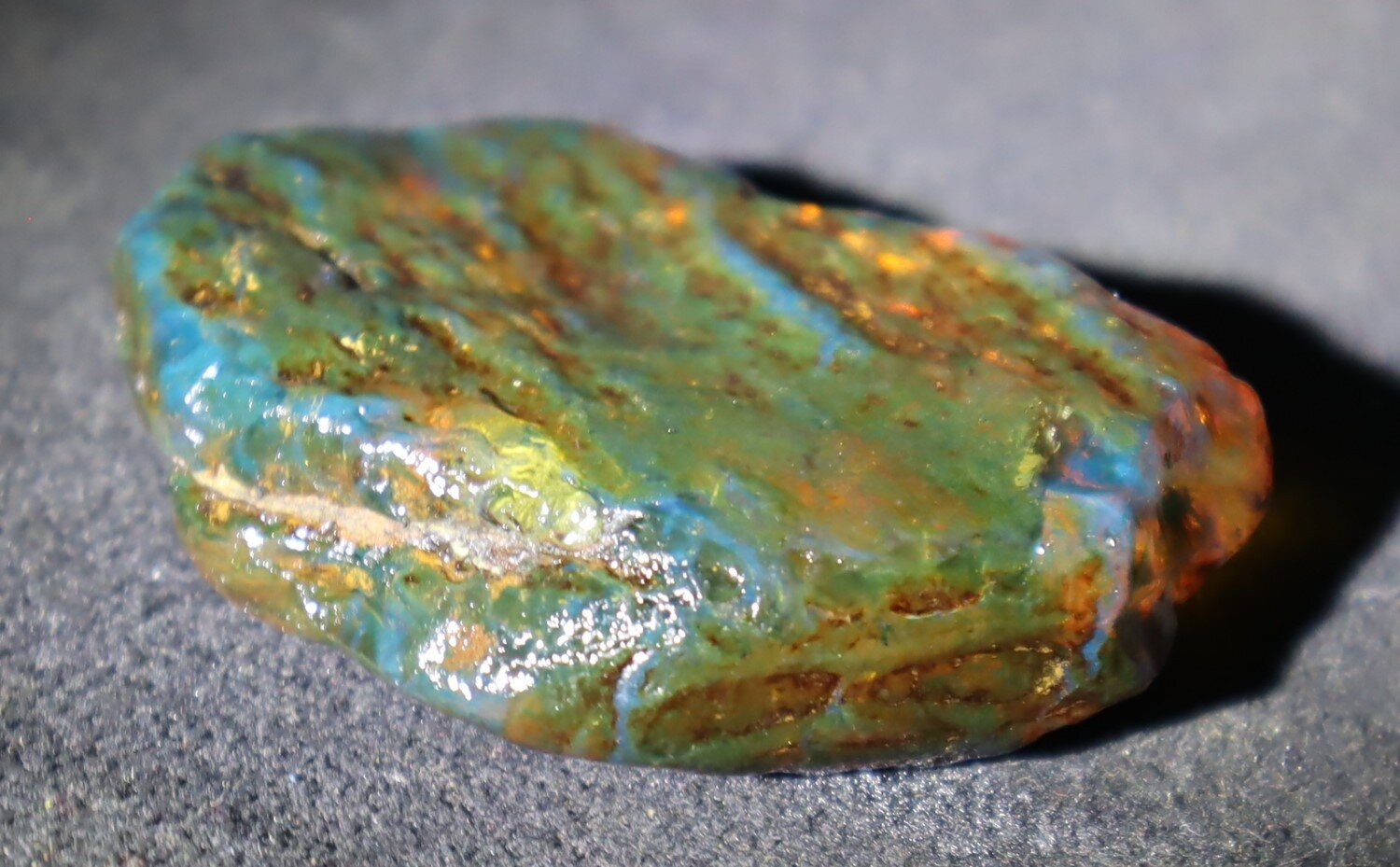 Finest Natural Dominican Clear Sky Blue Amber Rough Specimen 53mm 14g – photo 8