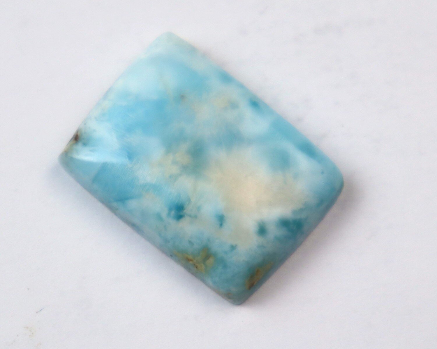 Beautiful Natural Light Blue Larimar Cabochon 25mm – photo 3
