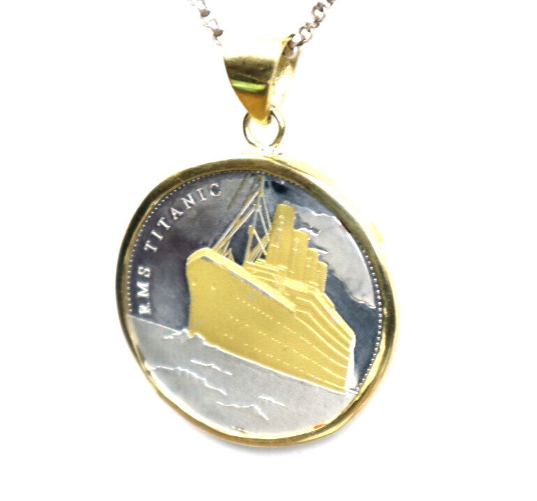 Titanic Sailing Route Pattern Commemorative Challenge Coin 41mm – photo 9