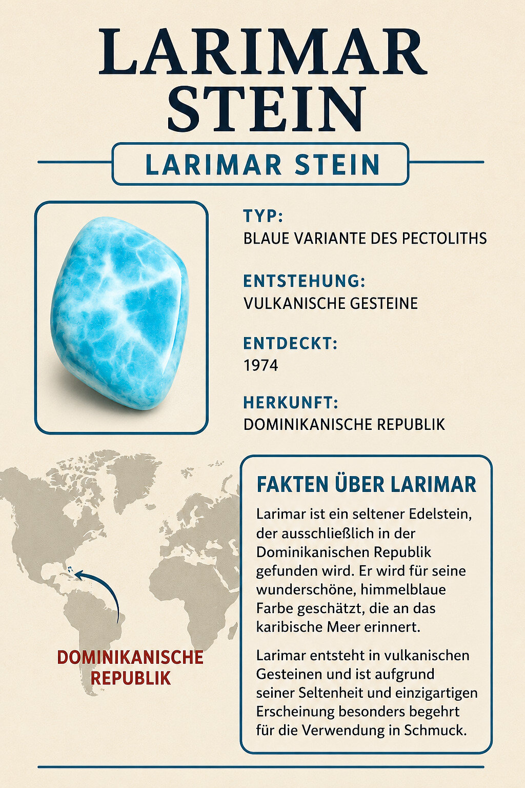 Hochwertiger Larimar Anhänger aus 925 Sterling Silber – Ozeanblau, Handgefertigt – photo 3