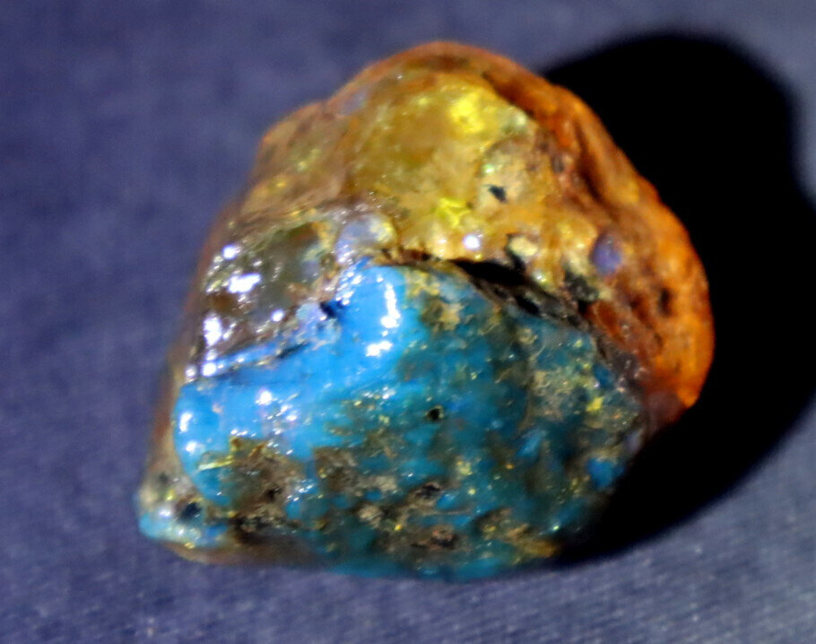 Impressive Natural Dominican Clear Sky Blue Amber Rough Specimen 36mm 14.1g – photo 4