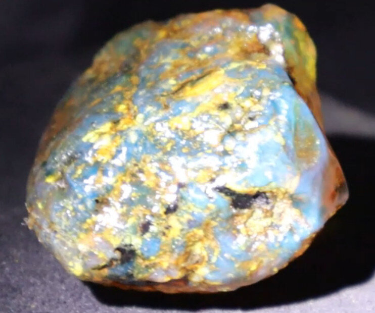 Impressive Natural Dominican Clear Green Blue Amber Rough Specimen 48mm 31g – photo 9