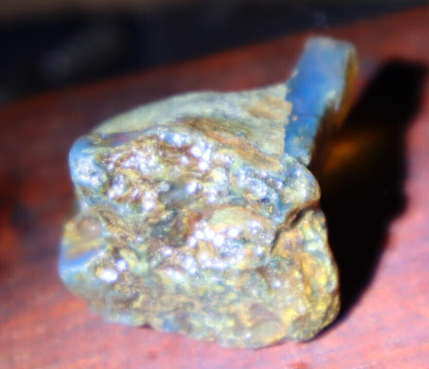 Beautiful Natural Dominican Clear Sky Blue Amber Rough Specimen 26mm 11.5g – photo 8