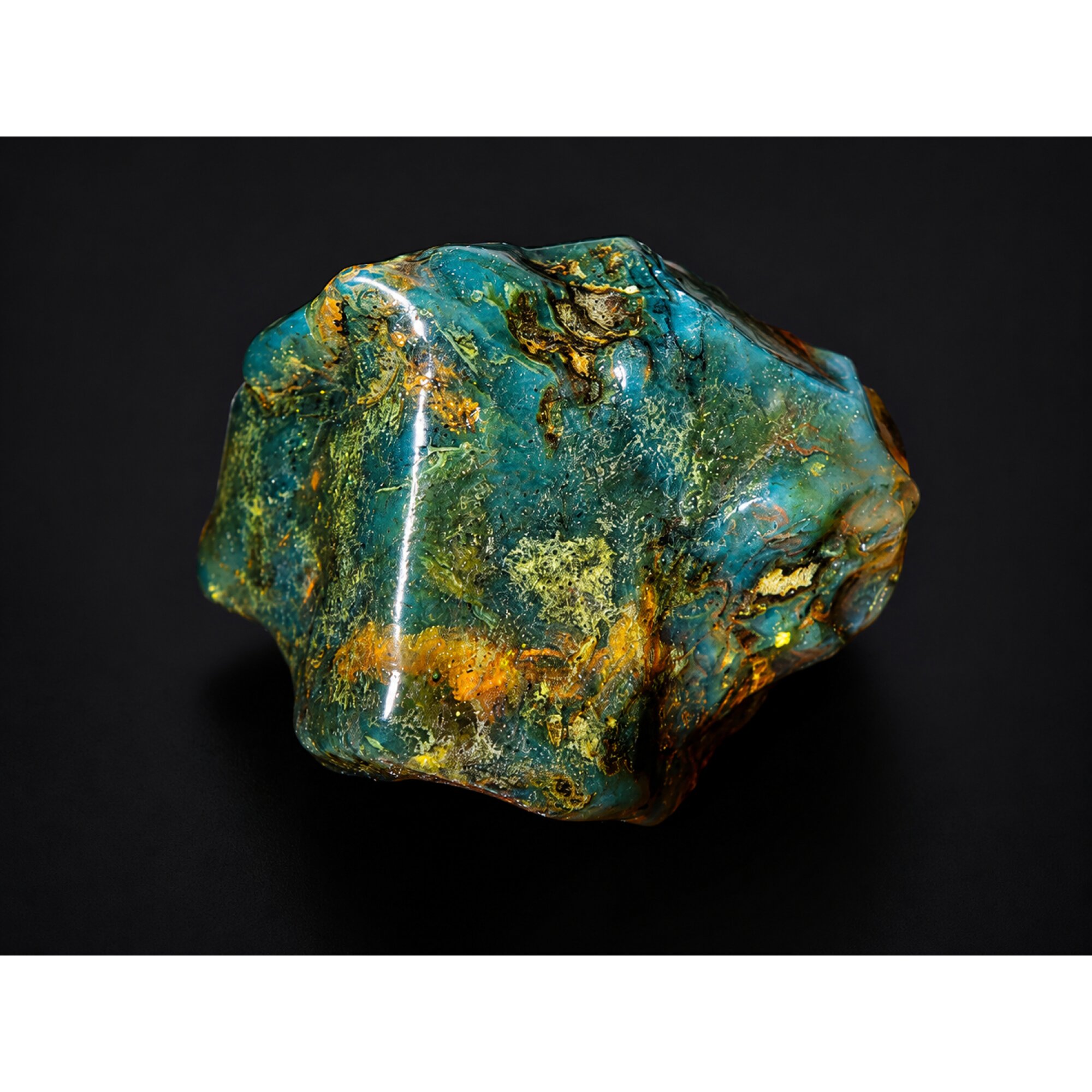 Pure Natural Clear Sky Blue Dominican Amber Stones 54mm 34.1g – photo 8