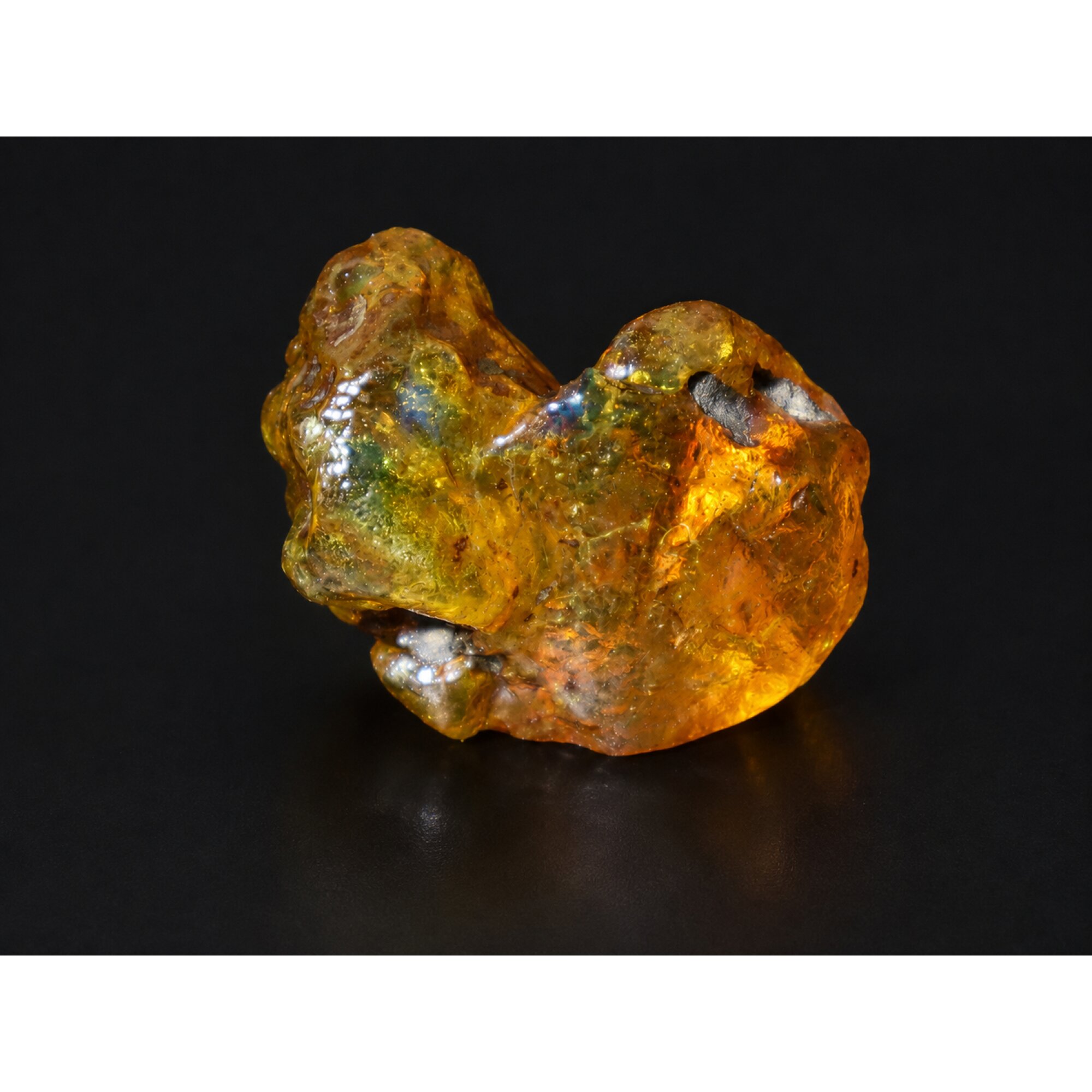 Clear orange Natural Dominican Amber rough Specimen 37 mm – photo 4