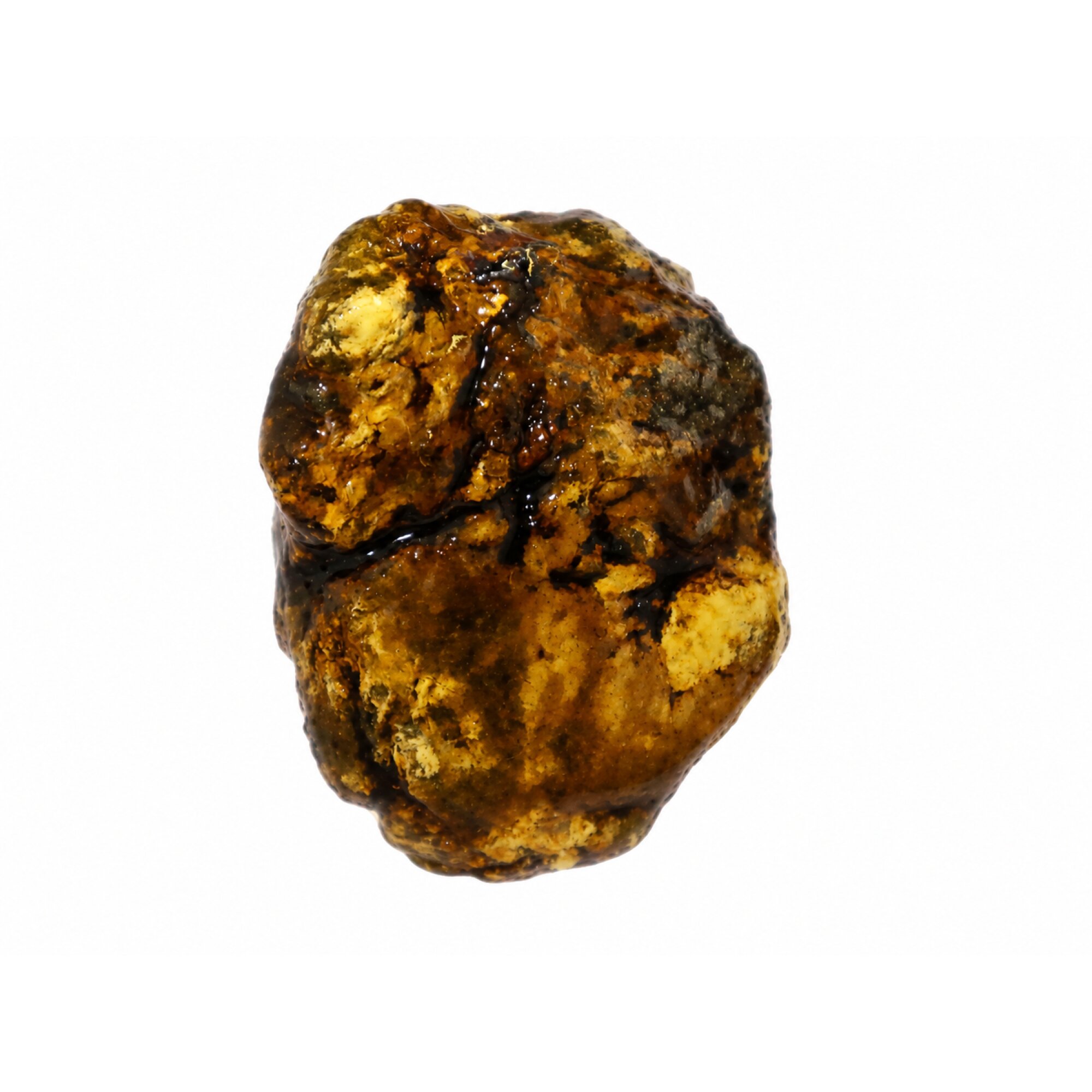 Clear deep blue Natural Dominican Amber rough Specimen 44 mm – photo 2