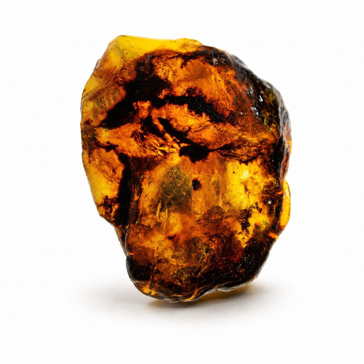 Rare Clear Quality Dominican Blue Amber Rough Specimen Chunk 64mm 41.7g – photo 7