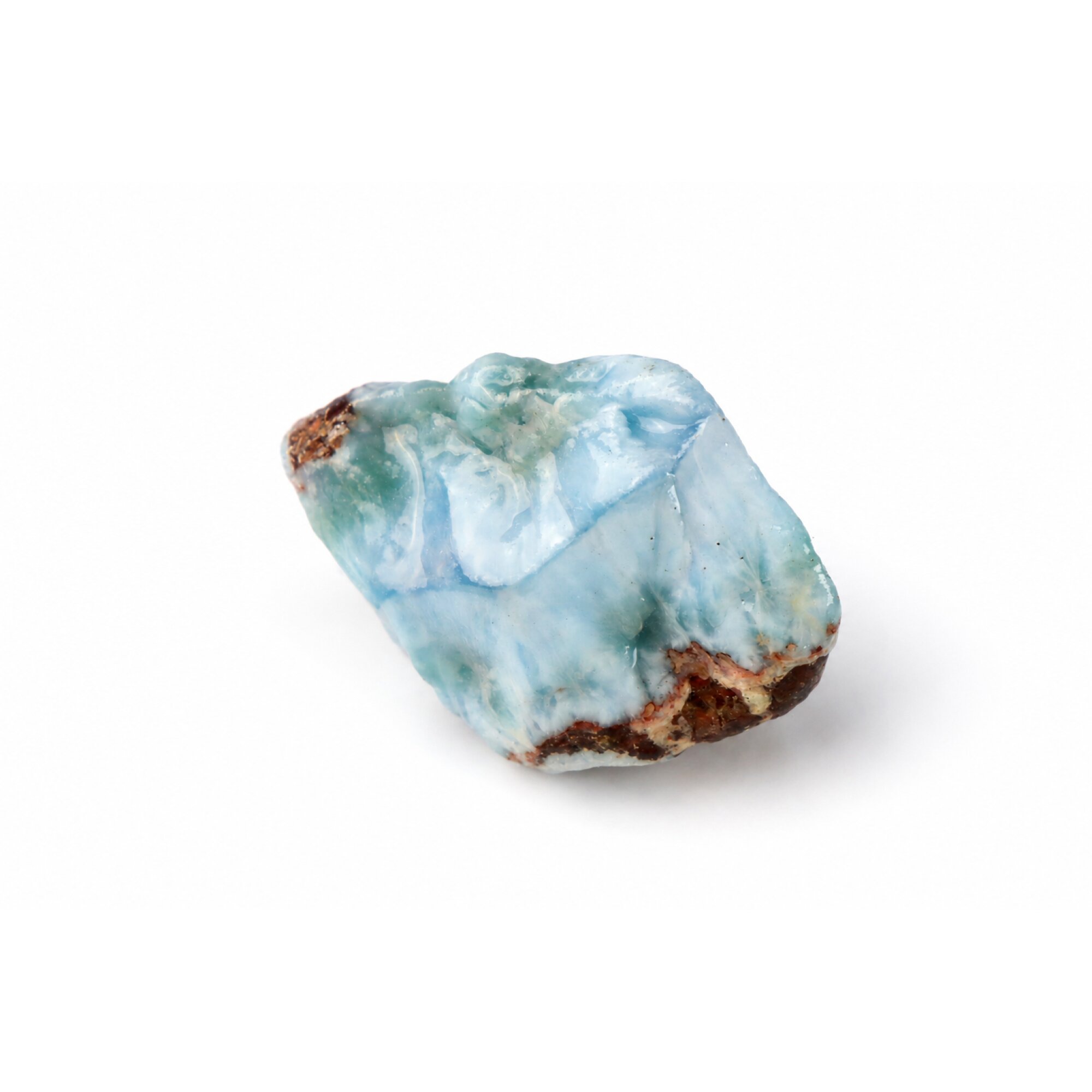 ocean blue Natural Dominican Larimar chunk Rough Specimen 47 mm – photo 9