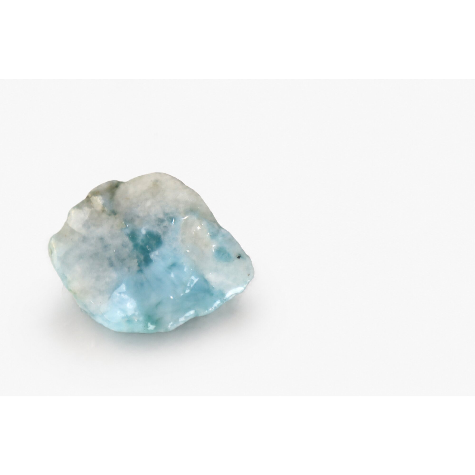ocean blue Natural Dominican Larimar chunk Rough Specimen 32 mm – photo 5