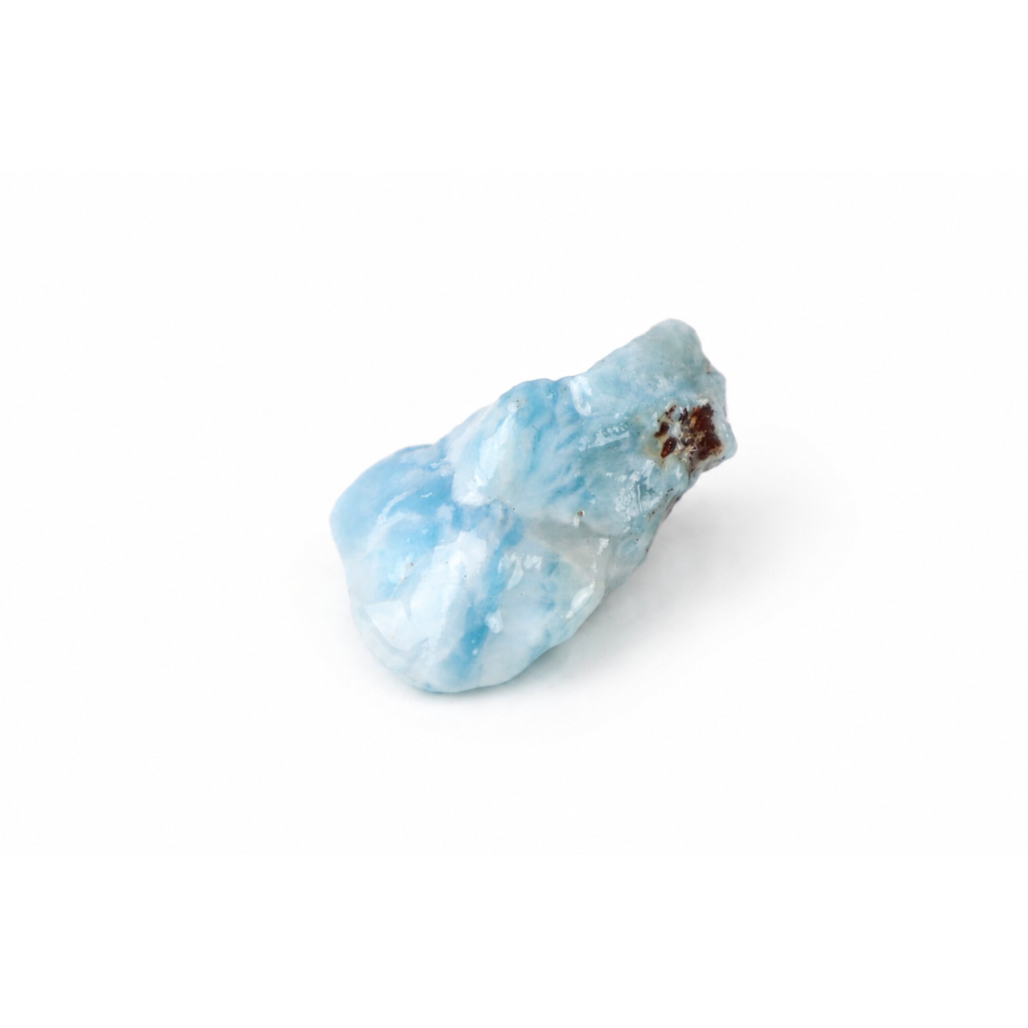 sky blue Natural Dominican Larimar chunk Rough Specimen 34 mm – photo 3