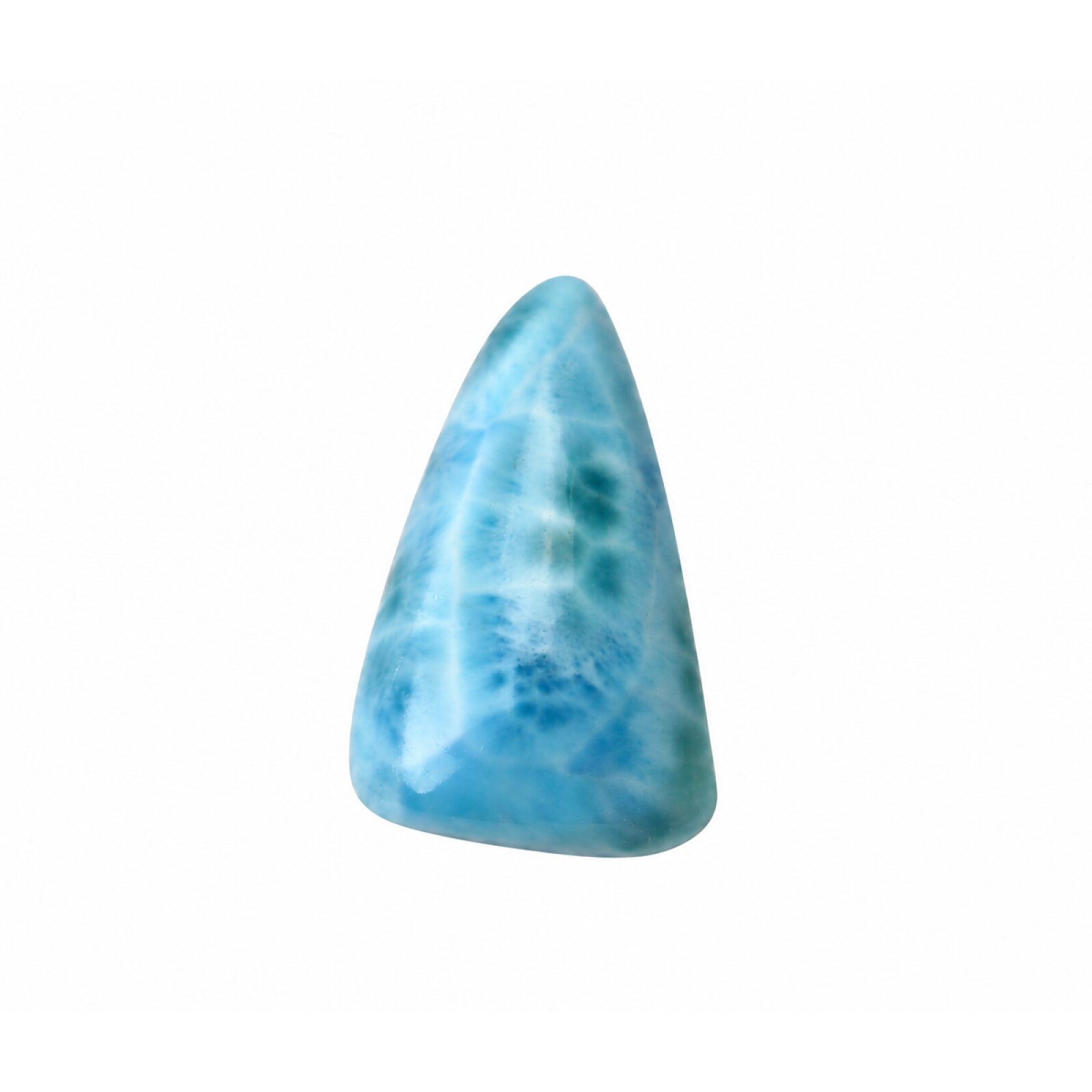 Genuine Handcrafted Polished: Natural Dominican Larimar Cabochon 25mm