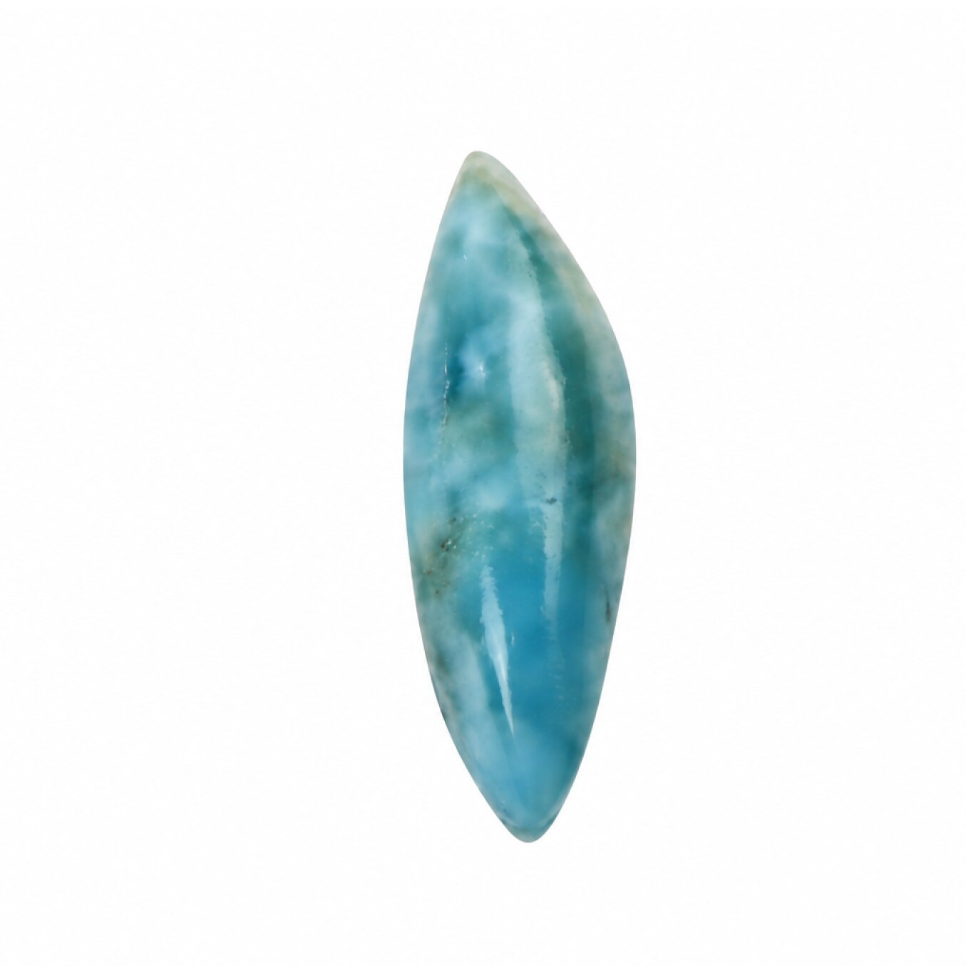 Artisan Made ocean blue larimar Polished 31mm