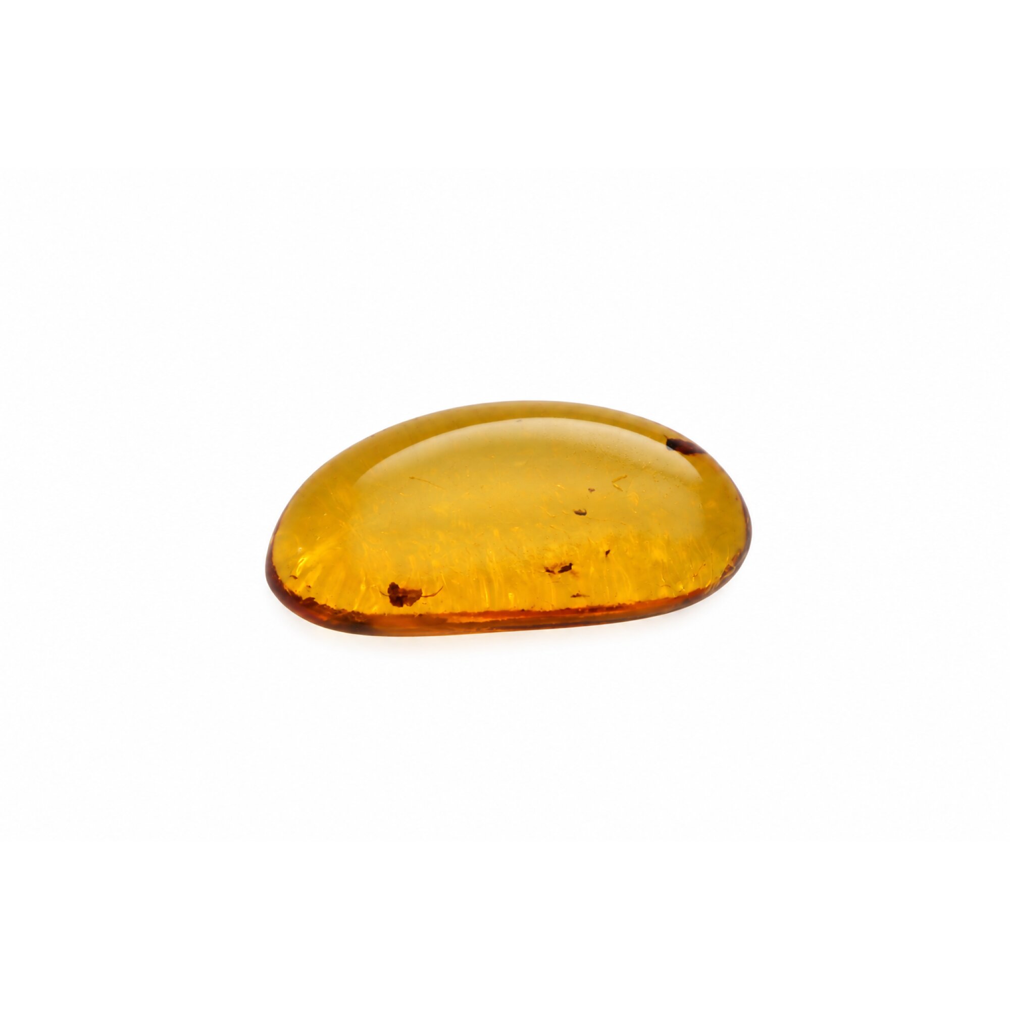 Real yellow orange Dominican amber spider and wasps stone 28mm – photo 4