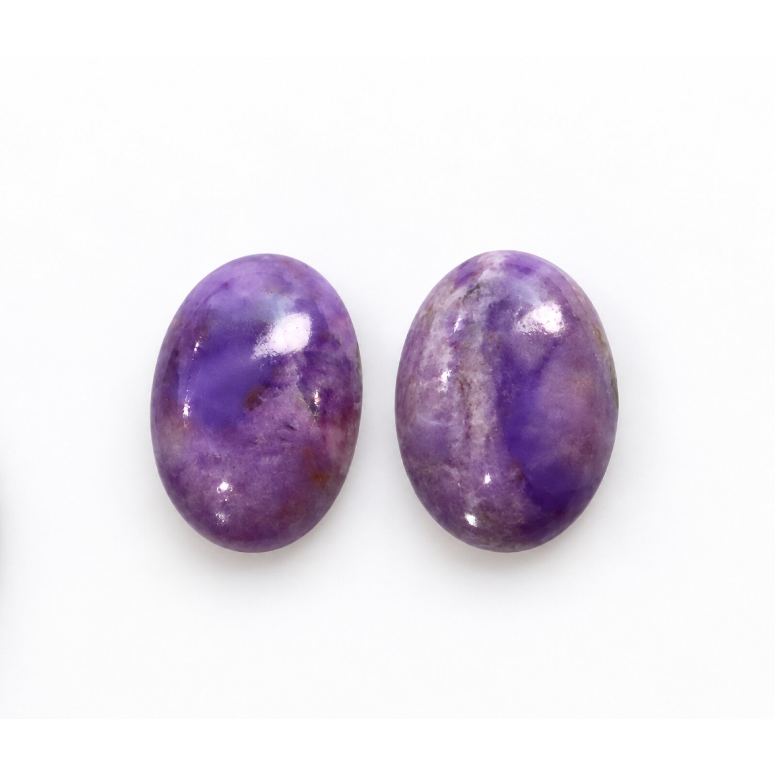 Original purple sugilite matched pair 14.5mm