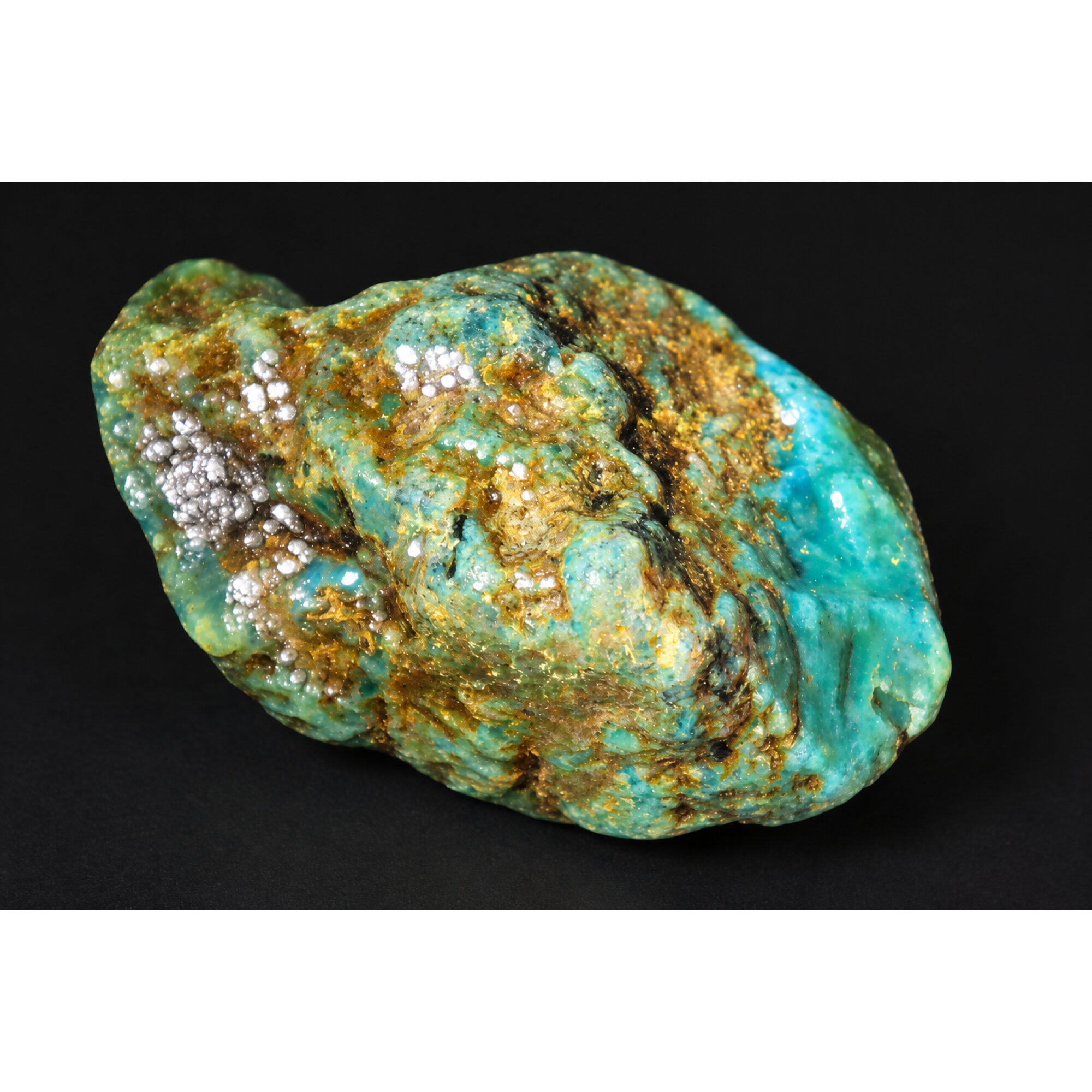 Authentic deep green blue rough specimen Dominican amber 60mm – photo 18
