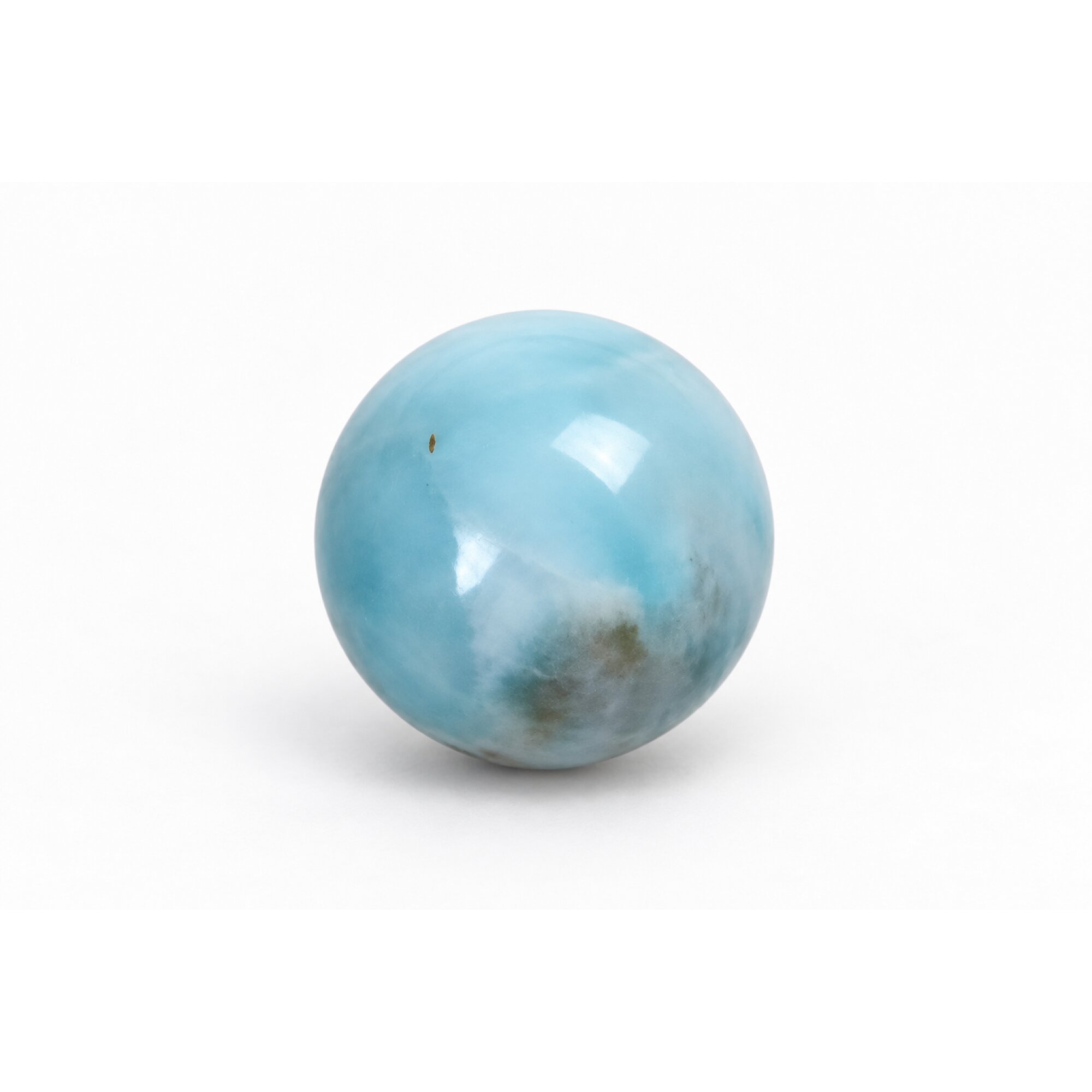 Authentic sky blue Dominican Larimar bead 15.6mm – photo 4