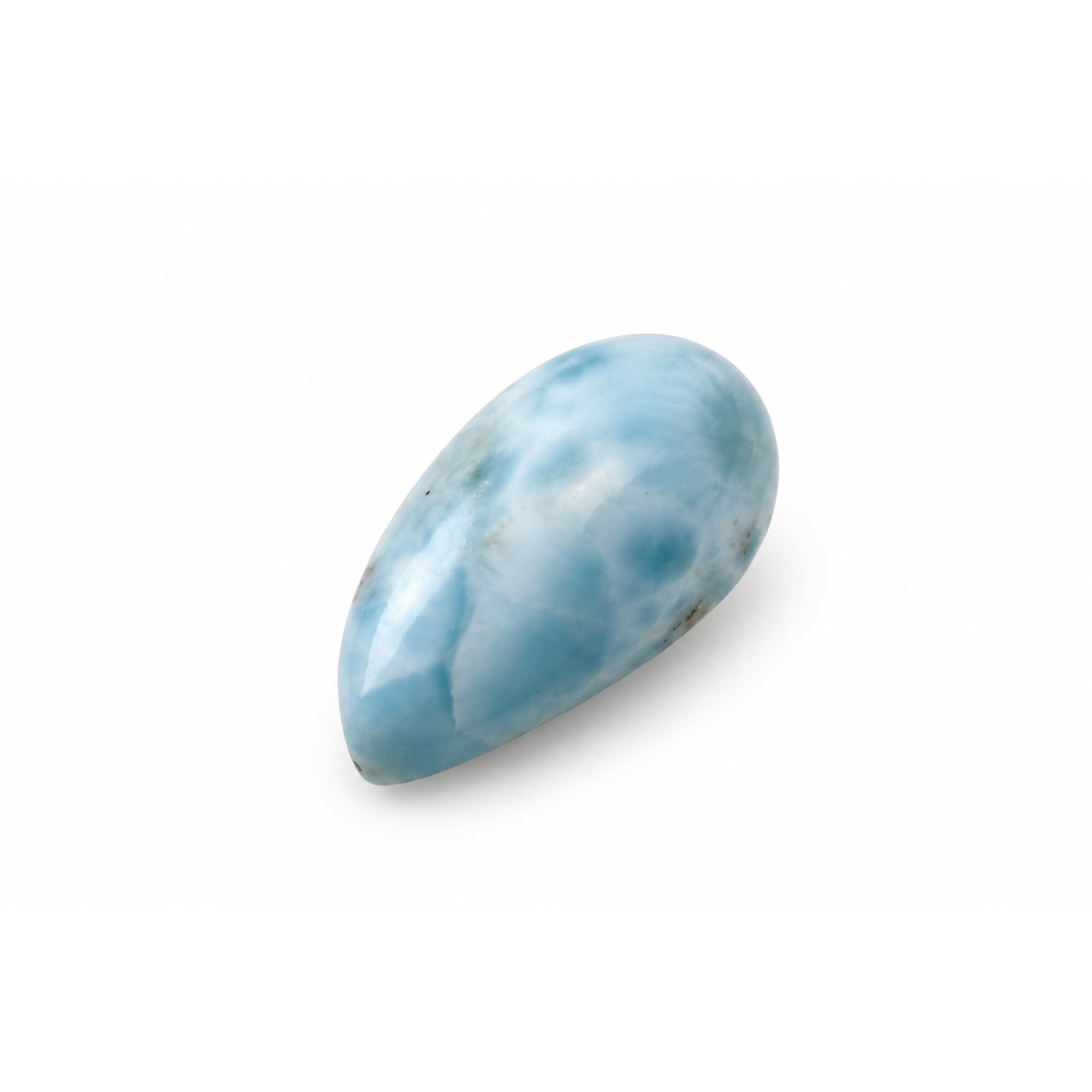 Genuine sky blue Dominican Larimar cabochon 22mm – photo 2