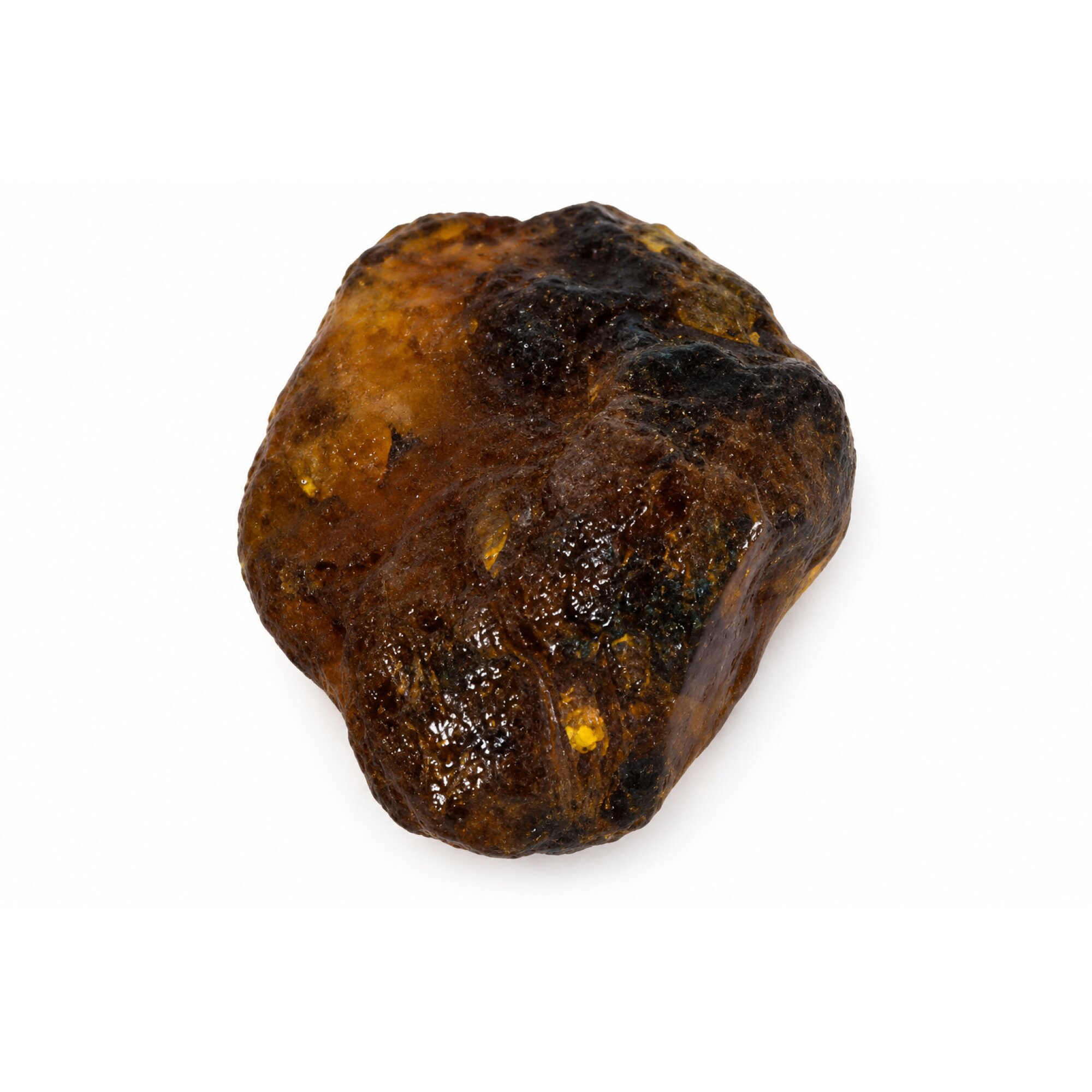 Earth mined green blue rough specimen Dominican amber 16.5g – photo 2