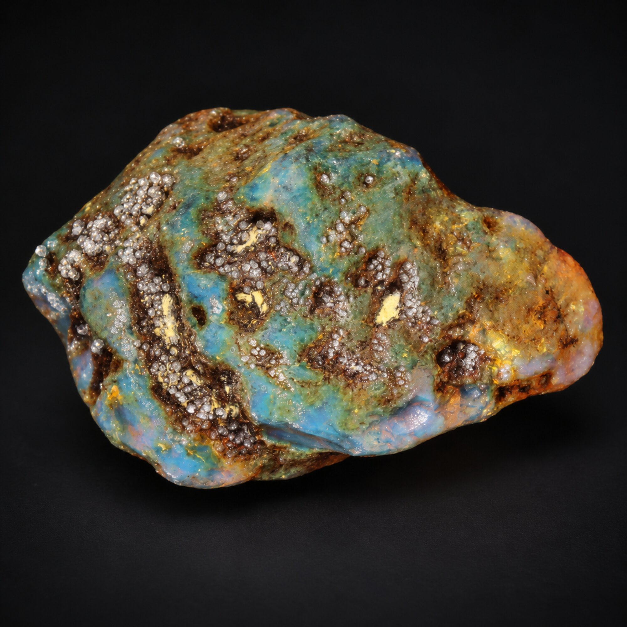 Earth mined green blue rough specimen Dominican amber 24g – photo 4