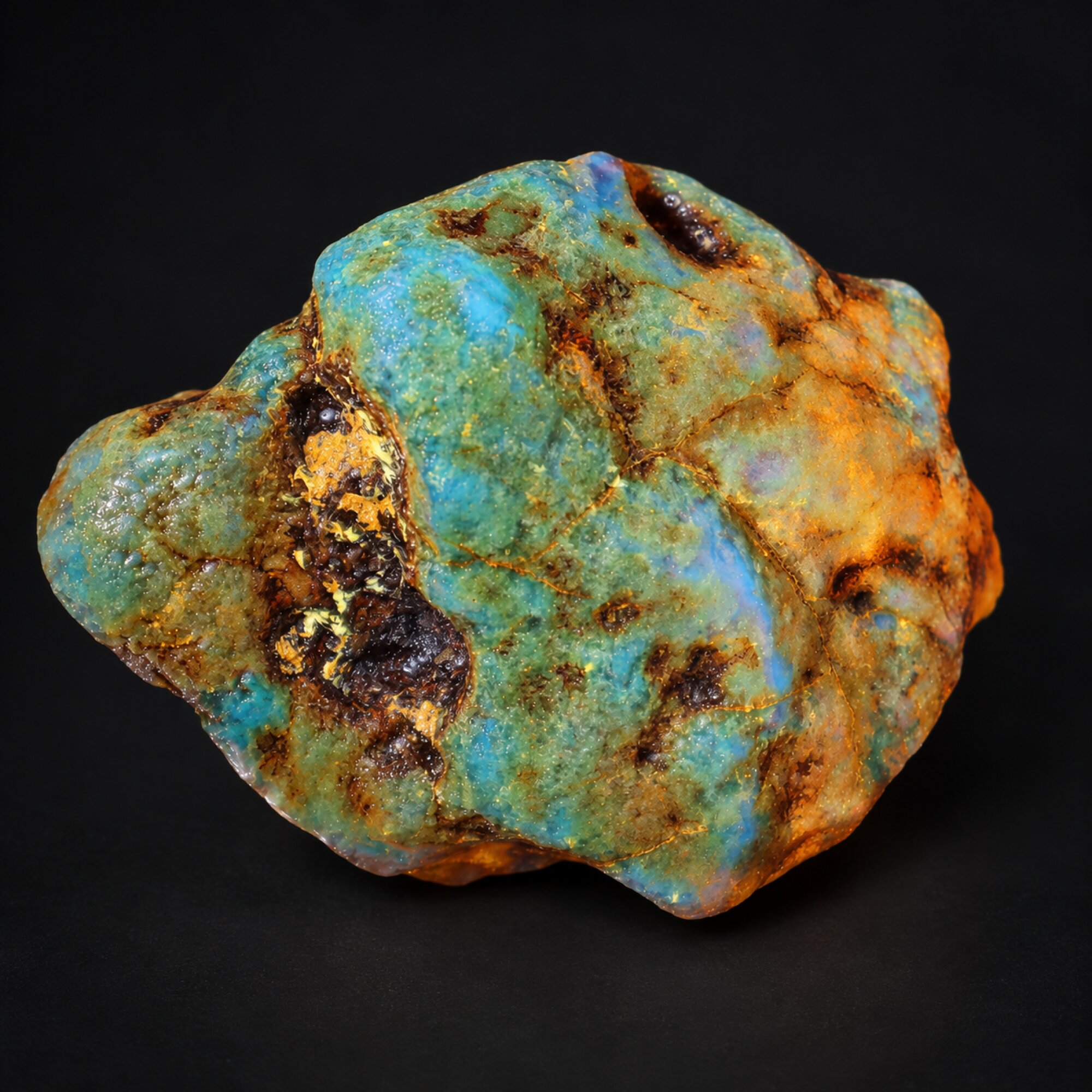Earth mined green blue rough specimen Dominican amber 24g – photo 14