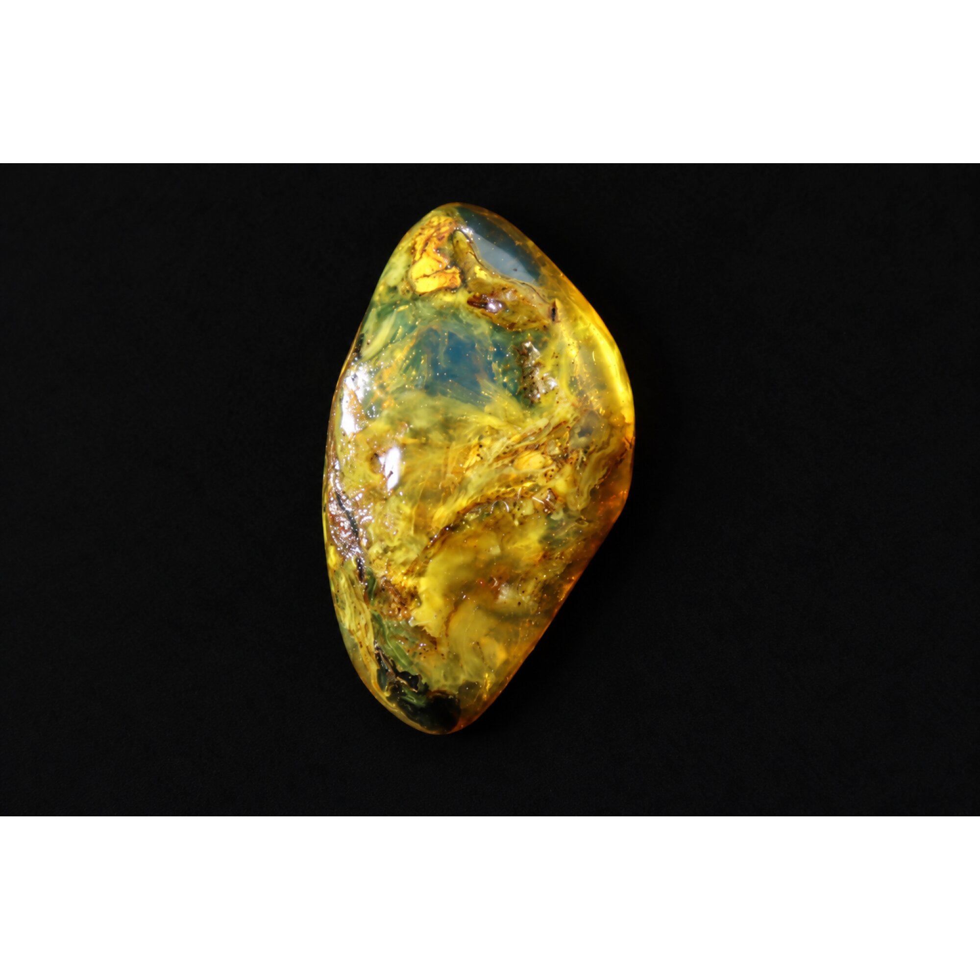 Authentic orange yellow polished Dominican amber 1.1g – photo 5