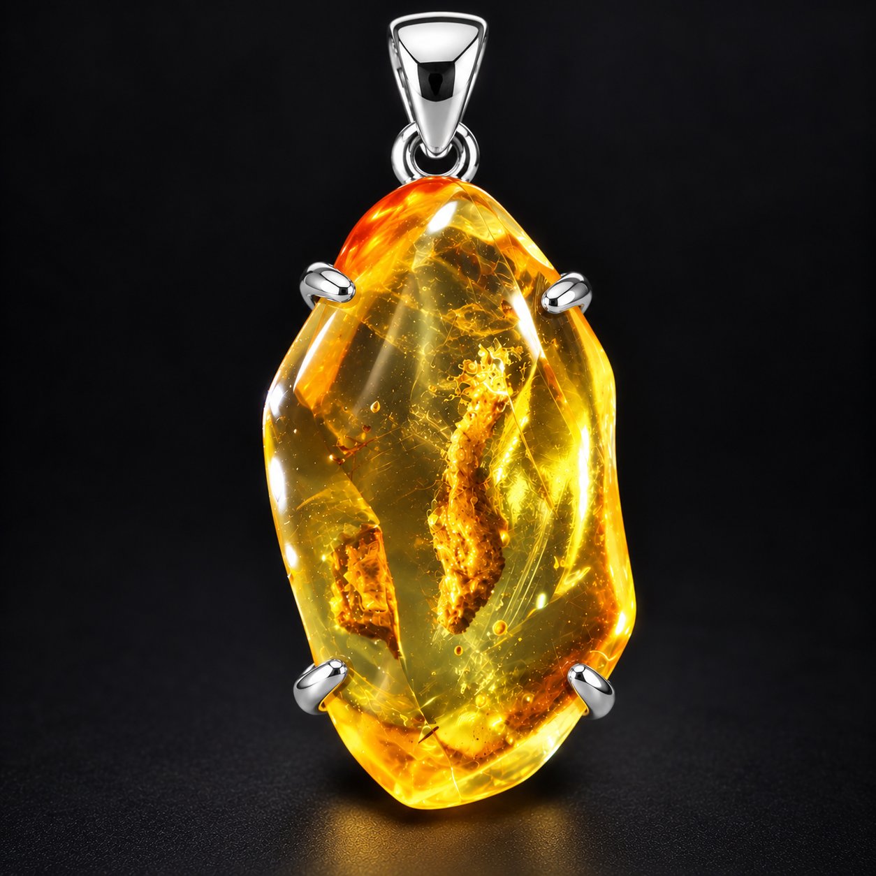 Authentic yellow green polished Dominican amber – photo 14