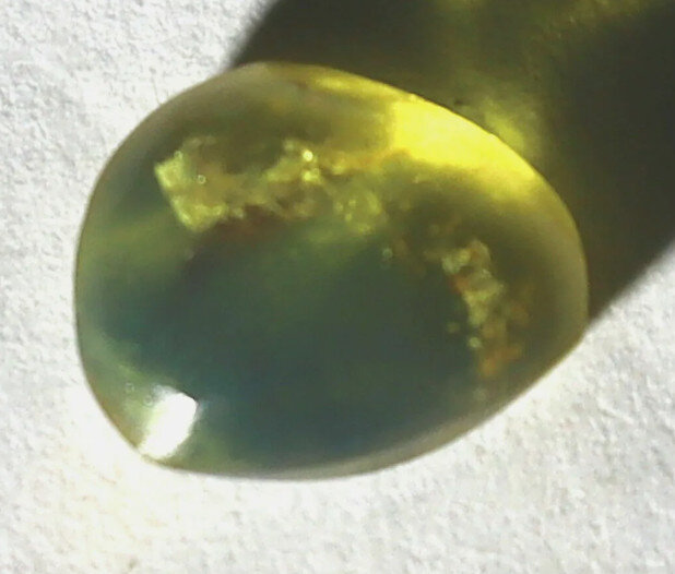 Handcrafted Natural Dominican Blue Amber Polished Stone 10mm free drilling – photo 4