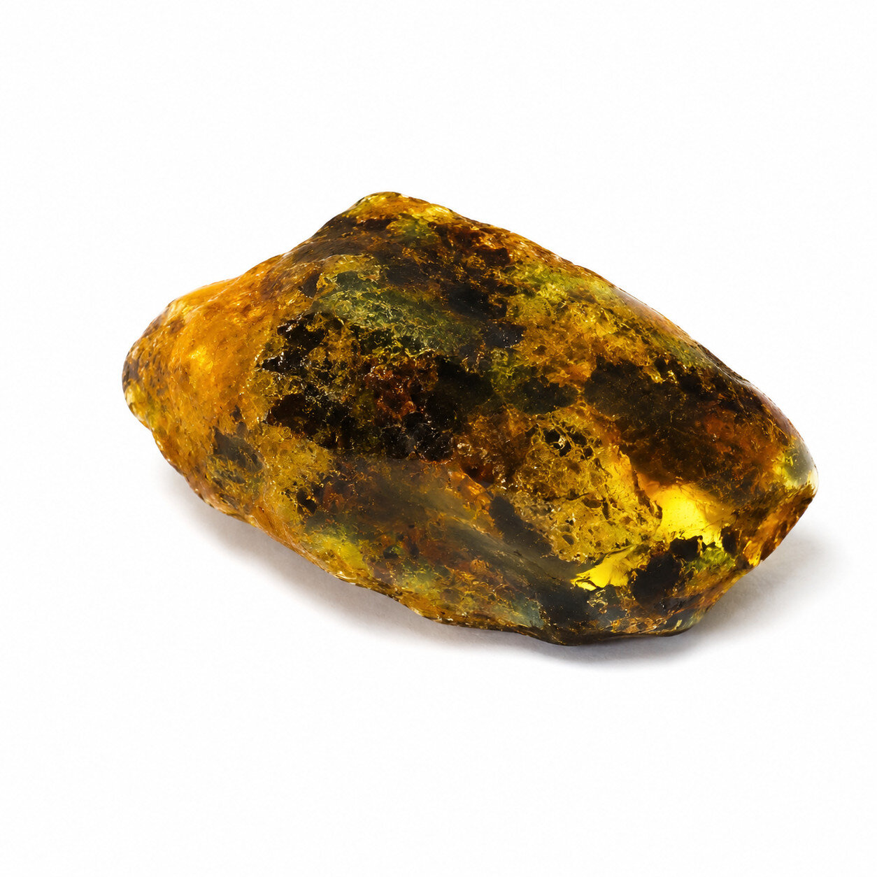 Unique Premium Deep Blue Dominican Amber Rough Specimen Chunk 37mm 8.5g – photo 11