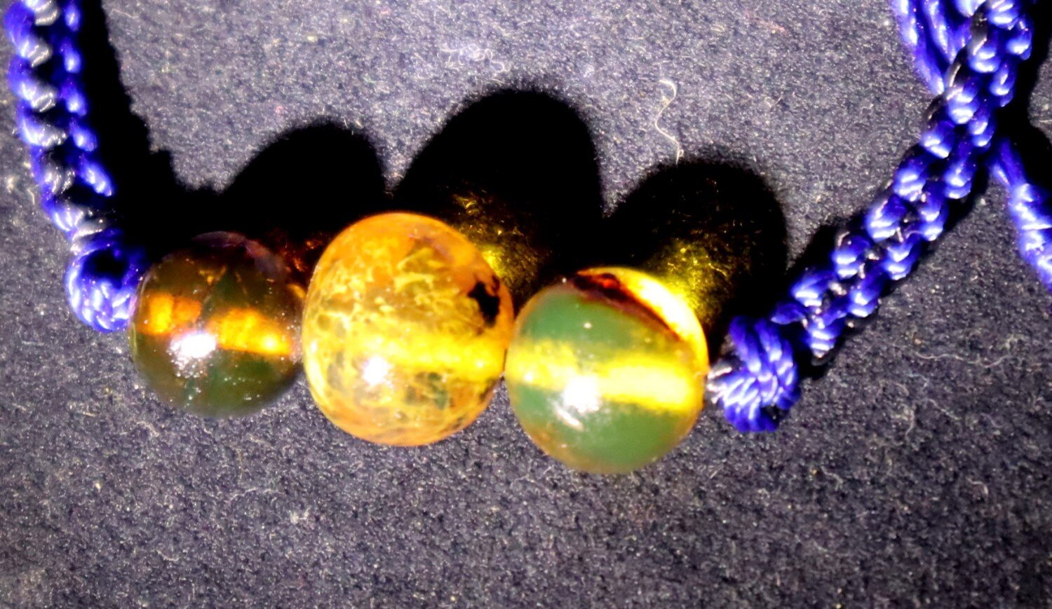 Beautiful Natural Translucent Orange Amber Bracelet adjustable – photo 5