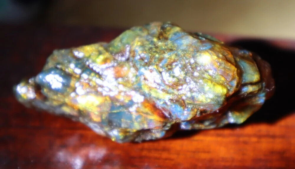 Beautiful Natural Dominican Clear Yellow Blue Amber Rough Specimen 43mm 19.7g – photo 4