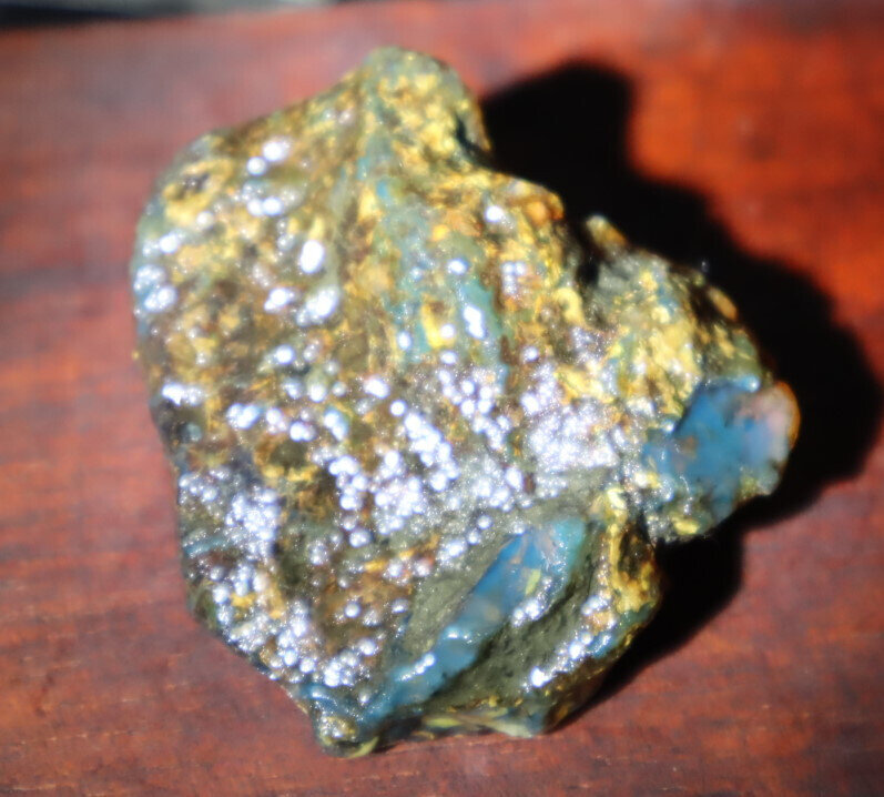 Excellent Natural Dominican Clear Sky Blue Amber Rough Specimen 44mm 11g – photo 5