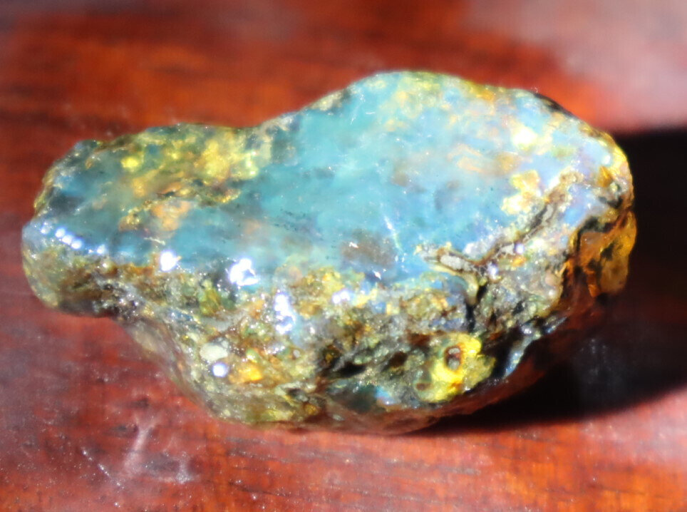 Lovely Natural Dominican Clear Sky Blue Amber Rough Specimen 38mm 7.4g – photo 4
