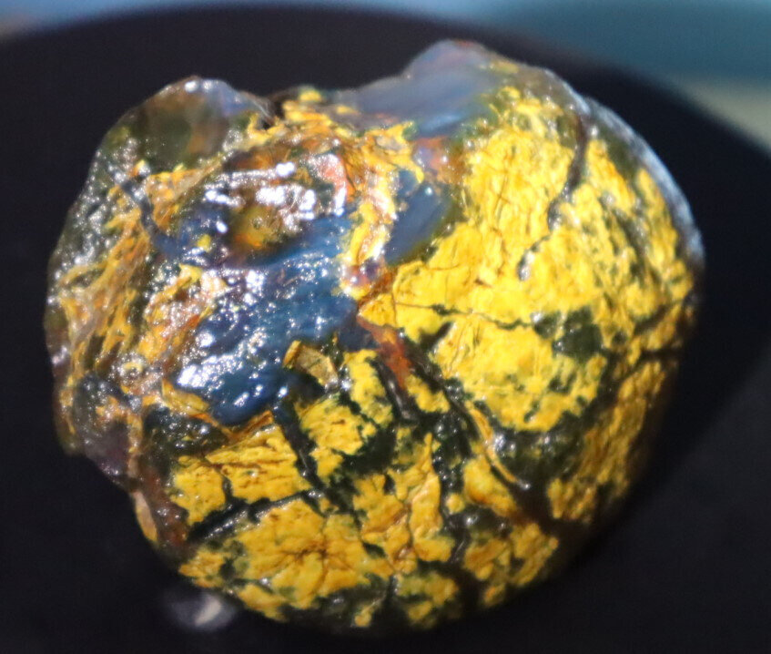Charming Design Nat. Dominican Clear Blue Green Amber Rough Specimen 61mm 46.5g – photo 9
