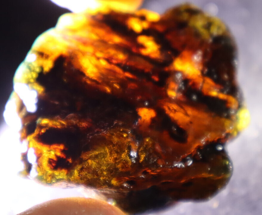 Charming Design Natural Dominican Clear Sky Blue Amber Rough Specimen 51mm 22g – photo 8