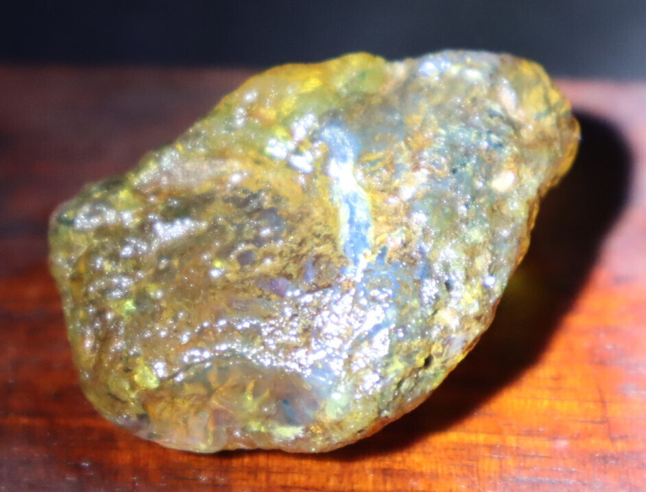 Excellent Natural Dominican Crystal Clear Yellow Amber Rough Specimen 46mm 14g – photo 4