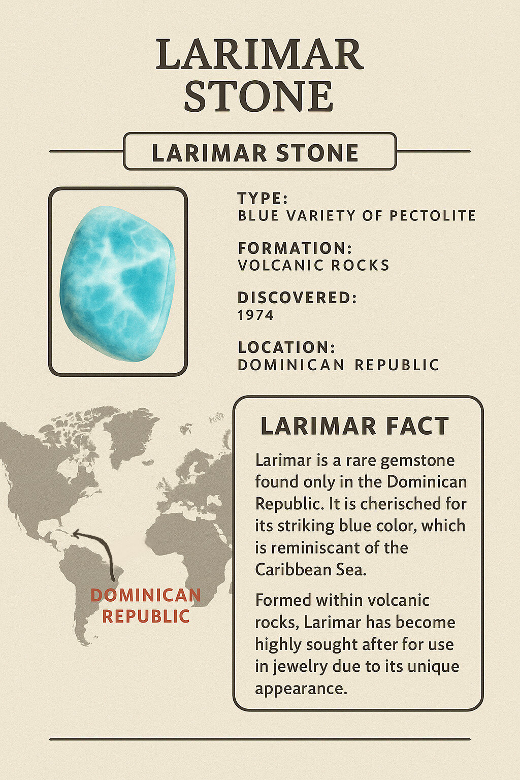 Charming Design Natural Ocean Blue Larimar .925 Sterling Silver Pendant 35mm – photo 2
